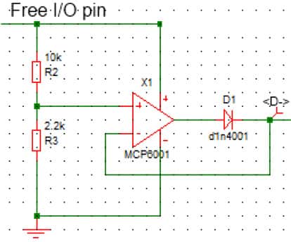A simple circuit that allows a USB host to engage